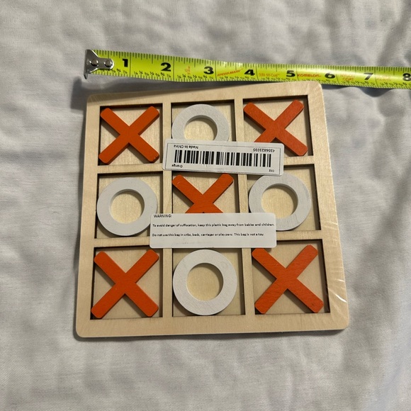 Wooden game tick tack toe - Picture 2 of 3